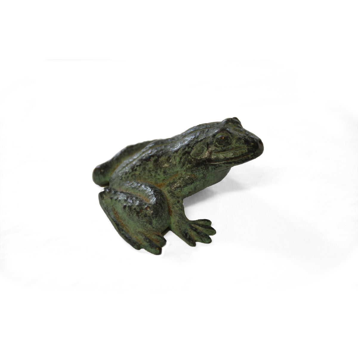 Antique Brass Frog Figurine, Small Frog Ornament, Collectable
