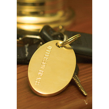 Engravable Brass Key Ring and Luggage Tag – Jefferson Brass Company